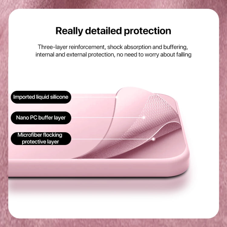 Nano Lens Cover Liquid Silicone Phone Case, For iPhone 14 Plus, For iPhone 14