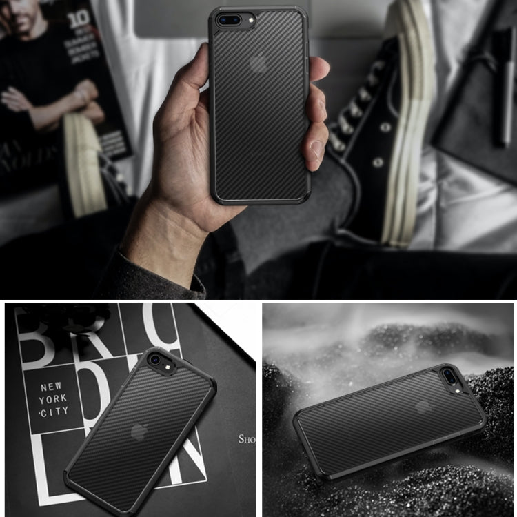 iPAKY Pioneer Series Carbon Fiber Texture Shockproof TPU + PC Case, For iPhone SE 2022 / SE 2020 / 8 / 7, For iPhone 8 Plus / 7 Plus, For iPhone 11, For iPhone 11 Pro, For iPhone 11 Pro Max, For iPhone 12 mini, For iPhone 12 / 12 Pro...