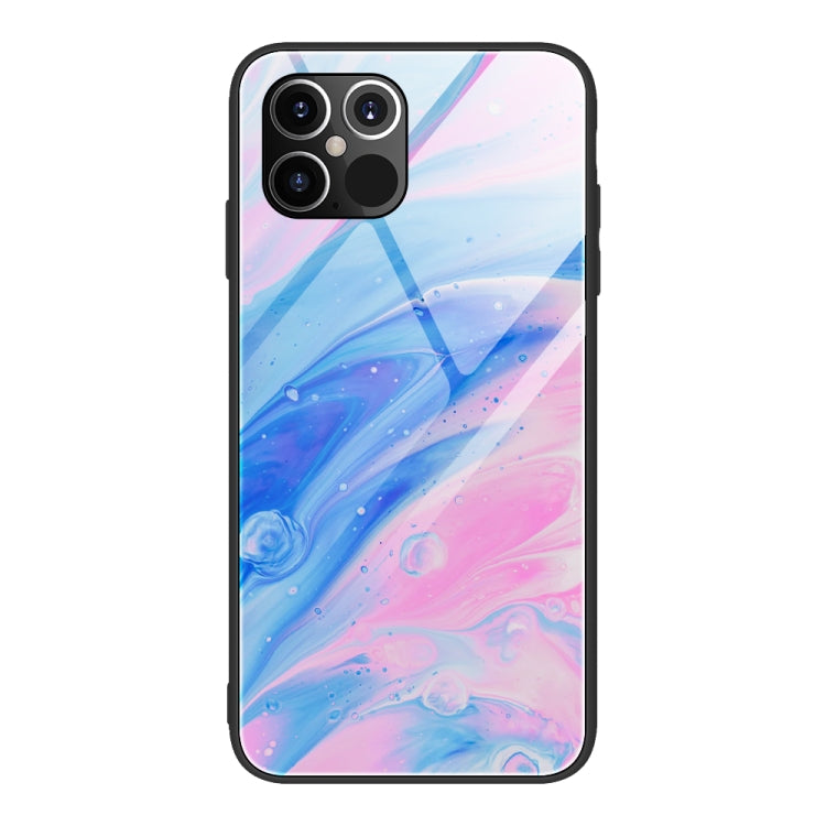 Marble Pattern Glass Protective Case, For iPhone 12 mini, For iPhone 12 Pro Max, For iPhone 11 Pro