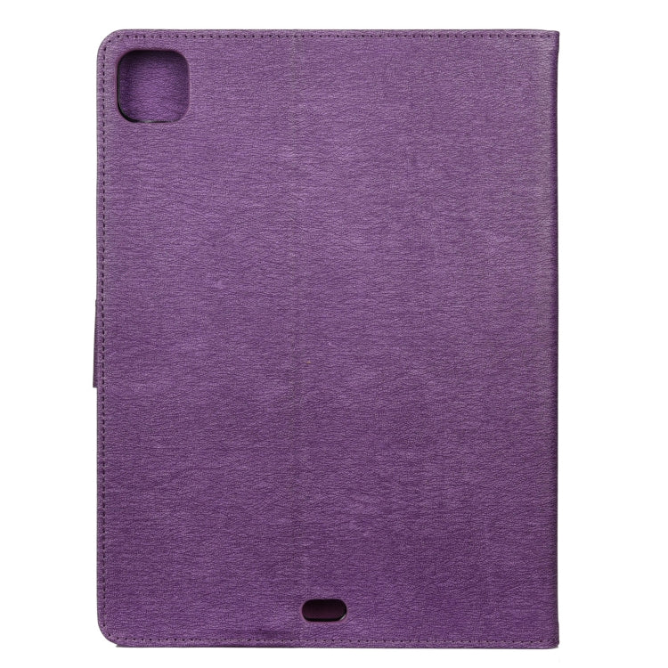 Butterfly Flower Embossing Pattern Horizontal Flip Leather Case with Holder & Card Slots & Wallet, For iPad Pro 11 (2020), For Samsung Galaxy Tab S8+ / Tab S8 Plus / Tab S7 FE / Tab S7+