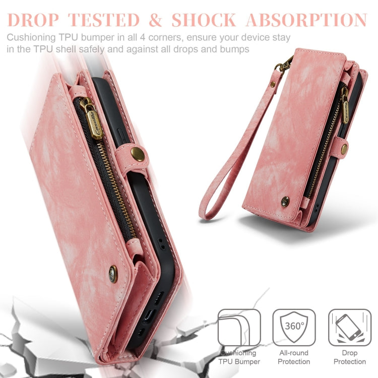 CaseMe-008 Detachable Multifunctional Horizontal Flip Leather Case with Card Slot & Holder & Zipper Wallet & Photo Frame, For iPhone 12 / 12 Pro, For iPhone 12 Pro Max, For iPhone 12 mini