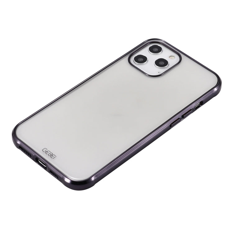GEBEI Plating TPU Shockproof Protective Case, For iPhone 12 mini, For iPhone 12 / 12 Pro, For iPhone 12 Pro Max