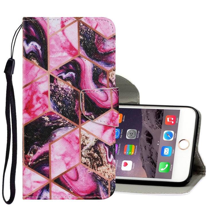 Coloured Drawing Pattern Horizontal Flip PU Leather Case with Holder & Card Slots & Wallet & Lanyard, For iPhone 8 & 7