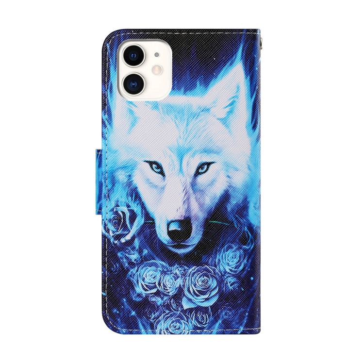 Coloured Drawing Pattern Horizontal Flip PU Leather Case with Holder & Card Slots & Wallet & Lanyard, For iPhone 11