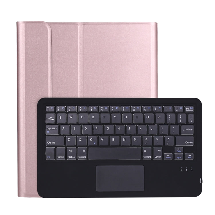 A098B-A Detachable ABS Ultra-thin Bluetooth Keyboard + TPU Protective Case for iPad Air 11 2024 / 2025 / Air 4 10.9 inch 2020, with Stand & Pen Slot & Touch, A098B-A
