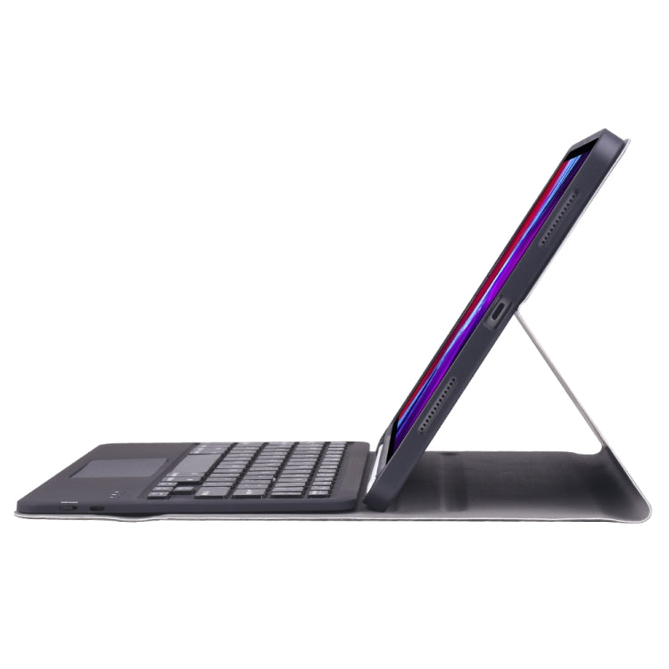 A098B-A Detachable ABS Ultra-thin Bluetooth Keyboard + TPU Protective Case for iPad Air 11 2024 / 2025 / Air 4 10.9 inch 2020, with Stand & Pen Slot & Touch, A098B-A