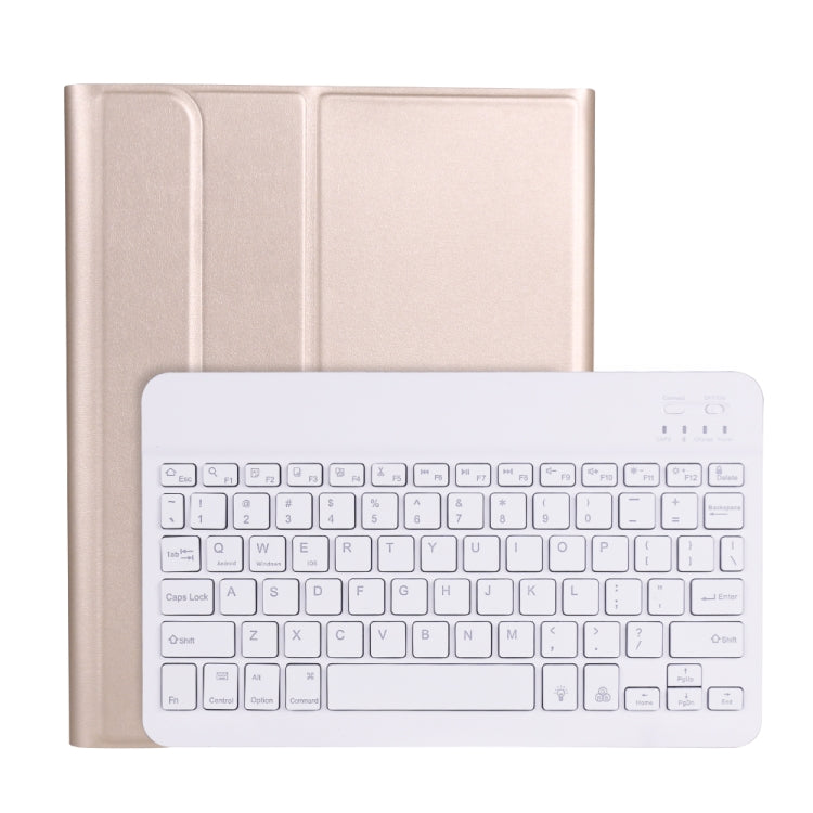 A098BS Detachable Ultra-thin Backlight Bluetooth Keyboard Protective Case for iPad Air 11 2024 / 2025 / Air 4 10.9 inch 2020, with Stand & Pen Slot, A098BS