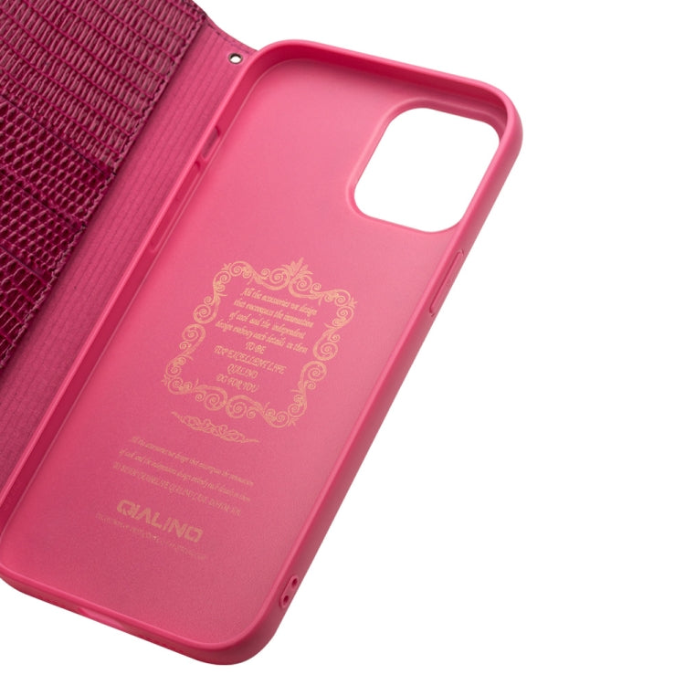 QIALINO Crocodile Texture Horizontal Flip Leather Case with Card Slots & Wallet, For iPhone 12 mini, For iPhone 12 / 12 Pro, For iPhone 12 Pro Max