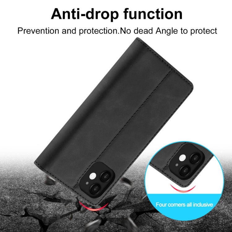 LC.IMEEKE Strong Magnetism Ultra-thin Horizontal Flip Shockproof Matte TPU + PU Leather Case with Holder & Card Slots & Wallet, For iPhone 12 mini, For iPhone 12 / 12 Pro, For iPhone 12 Pro Max, For iPhone XS / X, For iPhone 12 Pro