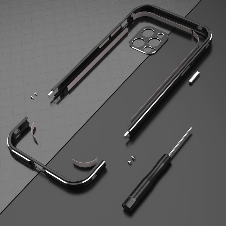 Aurora Series Lens Protector + Metal Frame Protective Case, For iPhone 12 mini, For iPhone 12