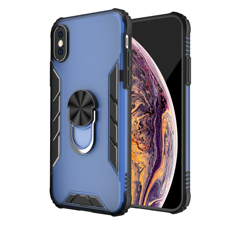 Magnetic Frosted PC + Matte TPU Shockproof Case with Ring Holder, For iPhone XS Max, For iPhone XR, For Samsung Galaxy Note20, For Samsung Galaxy Note20 Ultra