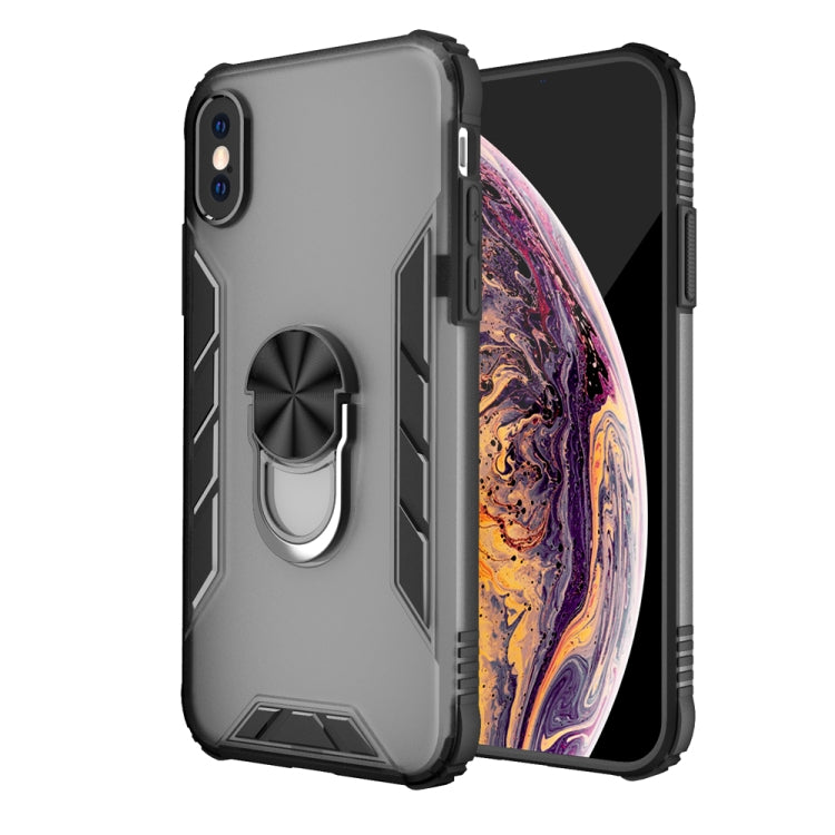 Magnetic Frosted PC + Matte TPU Shockproof Case with Ring Holder, For iPhone XS Max, For iPhone XR, For Samsung Galaxy Note20, For Samsung Galaxy Note20 Ultra