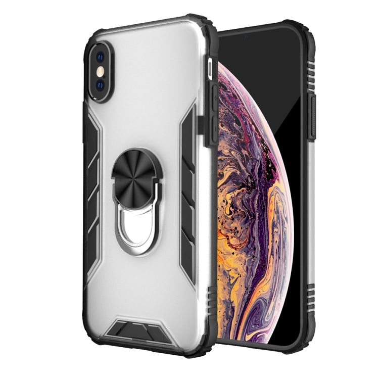Magnetic Frosted PC + Matte TPU Shockproof Case with Ring Holder, For iPhone XS Max, For iPhone XR, For Samsung Galaxy Note20, For Samsung Galaxy Note20 Ultra