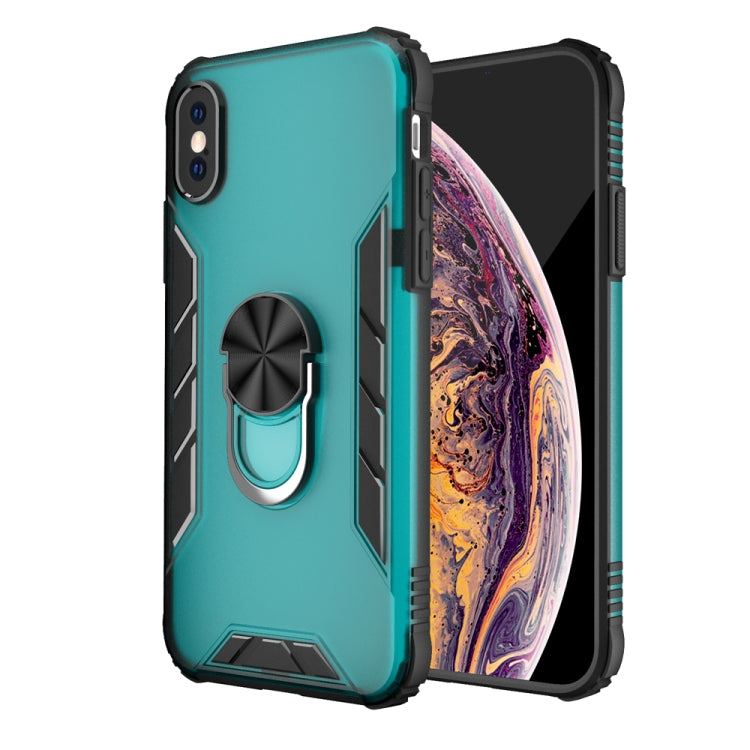 Magnetic Frosted PC + Matte TPU Shockproof Case with Ring Holder, For iPhone XS Max, For iPhone XR, For Samsung Galaxy Note20, For Samsung Galaxy Note20 Ultra