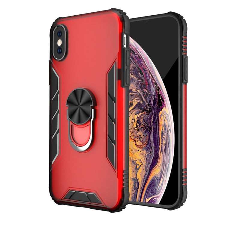 Magnetic Frosted PC + Matte TPU Shockproof Case with Ring Holder, For iPhone XS Max, For iPhone XR, For Samsung Galaxy Note20, For Samsung Galaxy Note20 Ultra