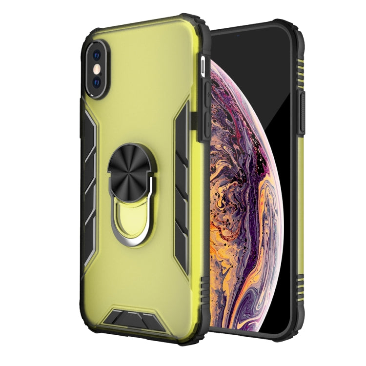 Magnetic Frosted PC + Matte TPU Shockproof Case with Ring Holder, For iPhone XS Max, For iPhone XR, For Samsung Galaxy Note20, For Samsung Galaxy Note20 Ultra