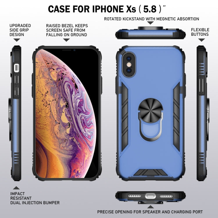 Magnetic Frosted PC + Matte TPU Shockproof Case with Ring Holder, For iPhone XS Max, For iPhone XR, For Samsung Galaxy Note20, For Samsung Galaxy Note20 Ultra