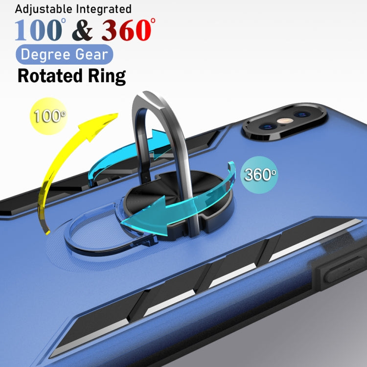 Magnetic Frosted PC + Matte TPU Shockproof Case with Ring Holder, For iPhone XS Max, For iPhone XR, For Samsung Galaxy Note20, For Samsung Galaxy Note20 Ultra