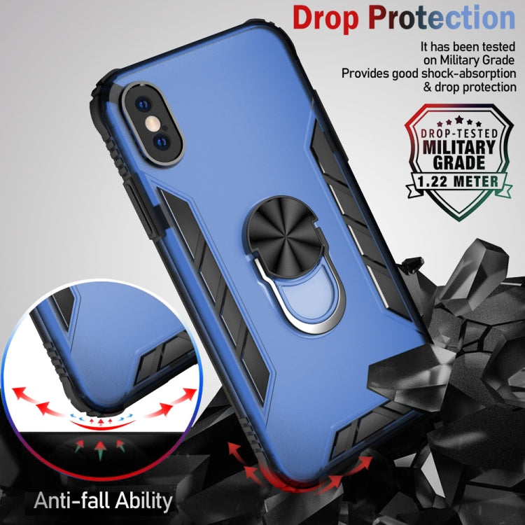 Magnetic Frosted PC + Matte TPU Shockproof Case with Ring Holder, For iPhone XS Max, For iPhone XR, For Samsung Galaxy Note20, For Samsung Galaxy Note20 Ultra