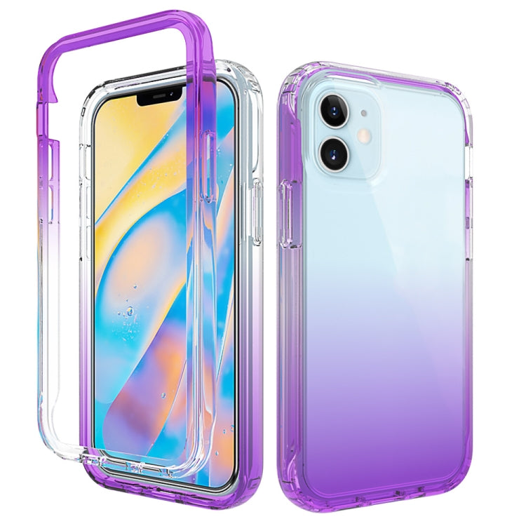 Shockproof High Transparency Two-color Gradual Change PC+TPU Candy Colors Protective Case, For iPhone 12 mini, For iPhone 12 / 12 Pro, For iPhone 12 Pro Max