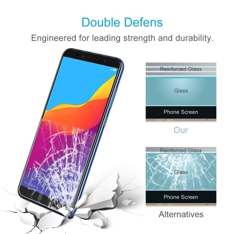100 PCS 0.26mm 9H 2.5D Tempered Glass Film for Huawei Honor 7A, For Honor 7A(100 PCS)