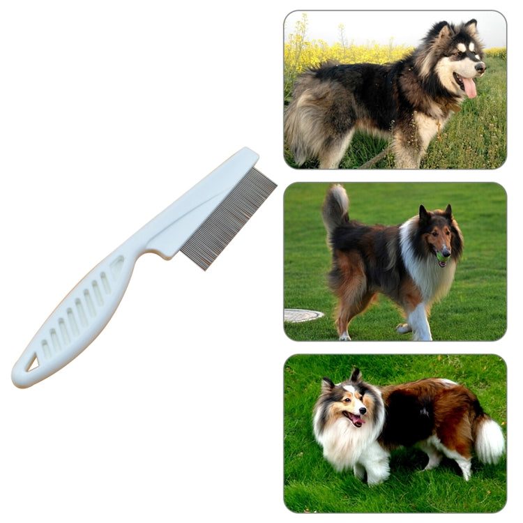 5 PCS Pet Cats Dogs Supplies Combs Fine Toothed Stainless Steel Needle Fleas Removal Combs, Length: 14cm, Length: 14cm, Blue, Length: 14cm, Purple, Length: 14cm, White