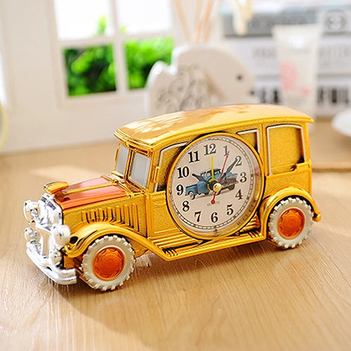 Multi-functional Originality Vintage Car Model Pointer Alarm Clock