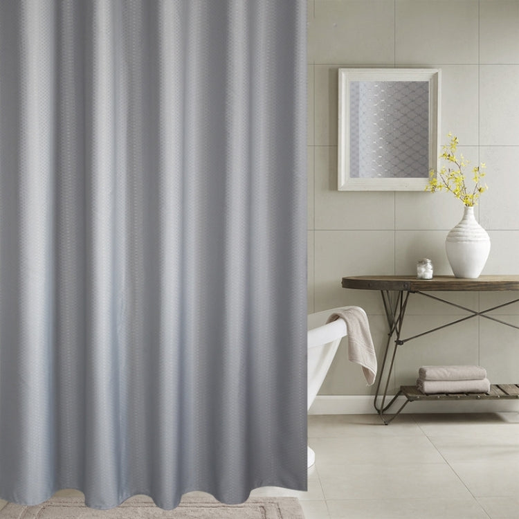 Thickening Waterproof And Mildew Curtain Honeycomb Texture Polyester Cloth Shower Curtain Bathroom Curtains,Size:200*240cm