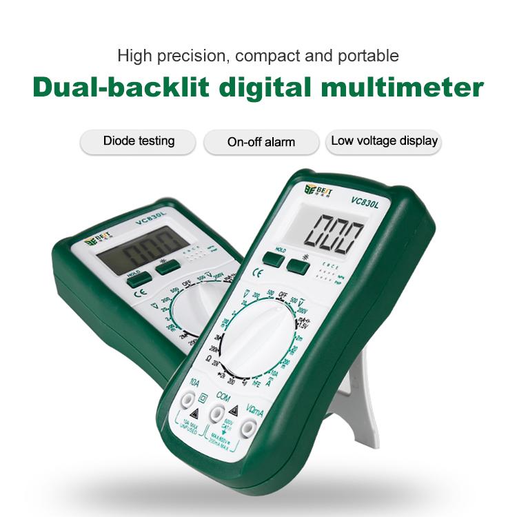 BEST-VC830L Professional Repair Tool Pocket Digital Multimeter