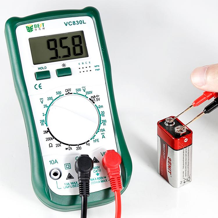 BEST-VC830L Professional Repair Tool Pocket Digital Multimeter