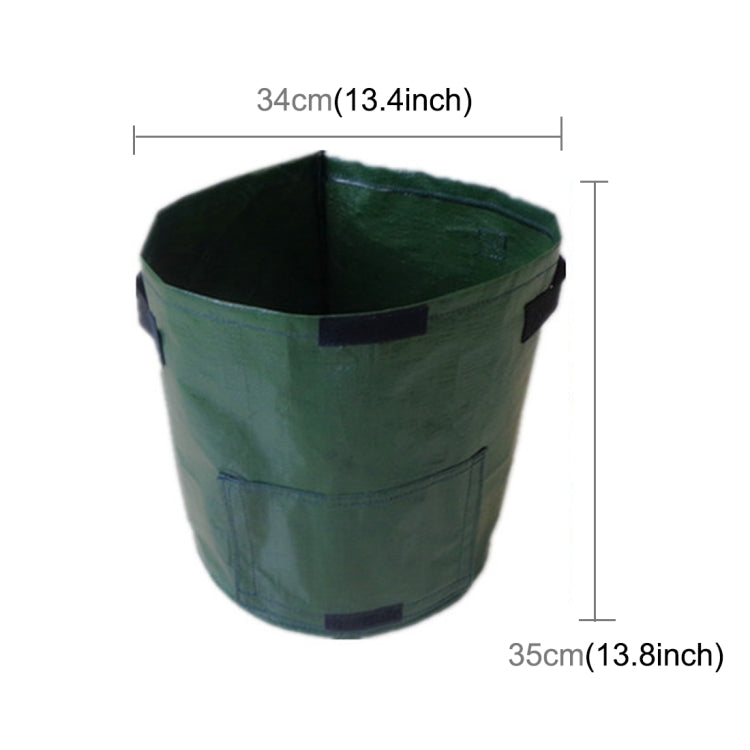 2 PCS 7 Gallons Potato Planting PE Bags Woven Fabric Bags Cultivation Garden Pots Vegetable Planting Bags Grow Bags Farm Garden Supplies, Yellow, Green, Black, Orange