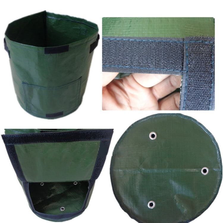 2 PCS 7 Gallons Potato Planting PE Bags Woven Fabric Bags Cultivation Garden Pots Vegetable Planting Bags Grow Bags Farm Garden Supplies, Yellow, Green, Black, Orange
