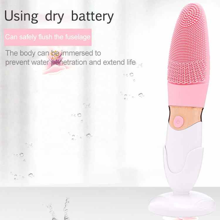 CNaier AE-618 Battery-powered Silicone Acoustic Wave Face Skin Care Electric Facial Cleanser