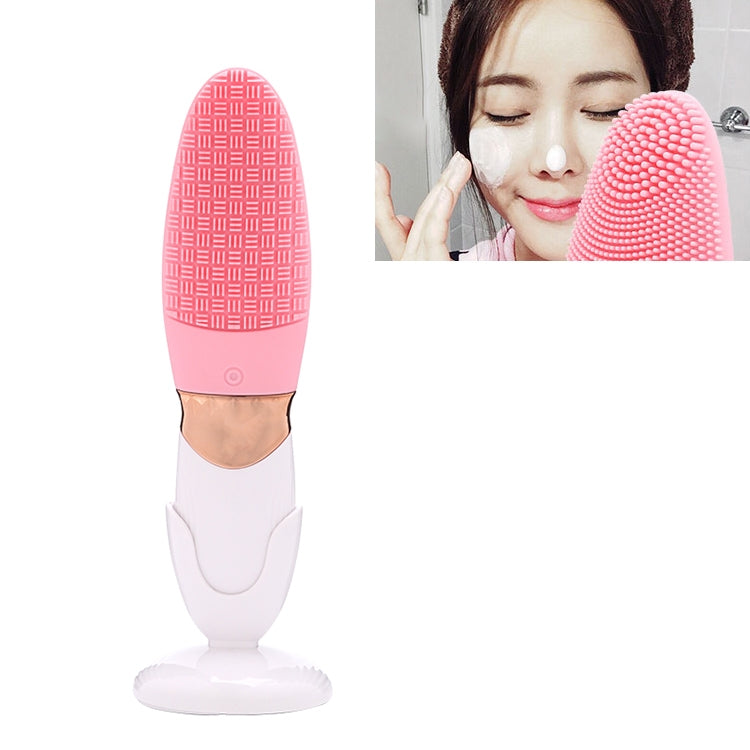 CNaier AE-618 Battery-powered Silicone Acoustic Wave Face Skin Care Electric Facial Cleanser