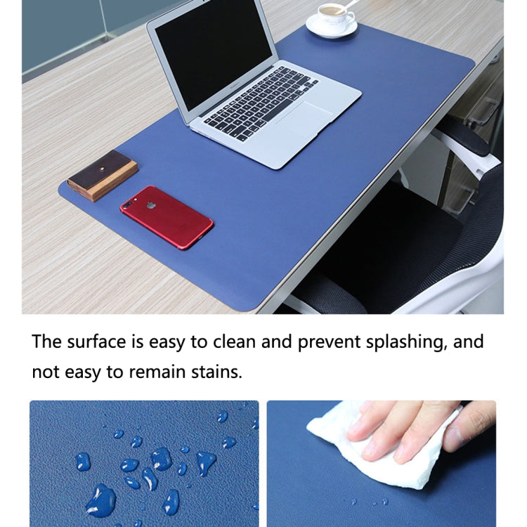 Multifunction Business PU Leather Mouse Pad Keyboard Pad Table Mat Computer Desk Mat, Size: 120 x 60cm, Size: 120 x 60cm(Black), Size: 120 x 60cm(Pink), Size: 120 x 60cm(Green), Size: 120 x 60cm(Sapphire Blue), Size: 120 x 60cm(Baby Blue)...