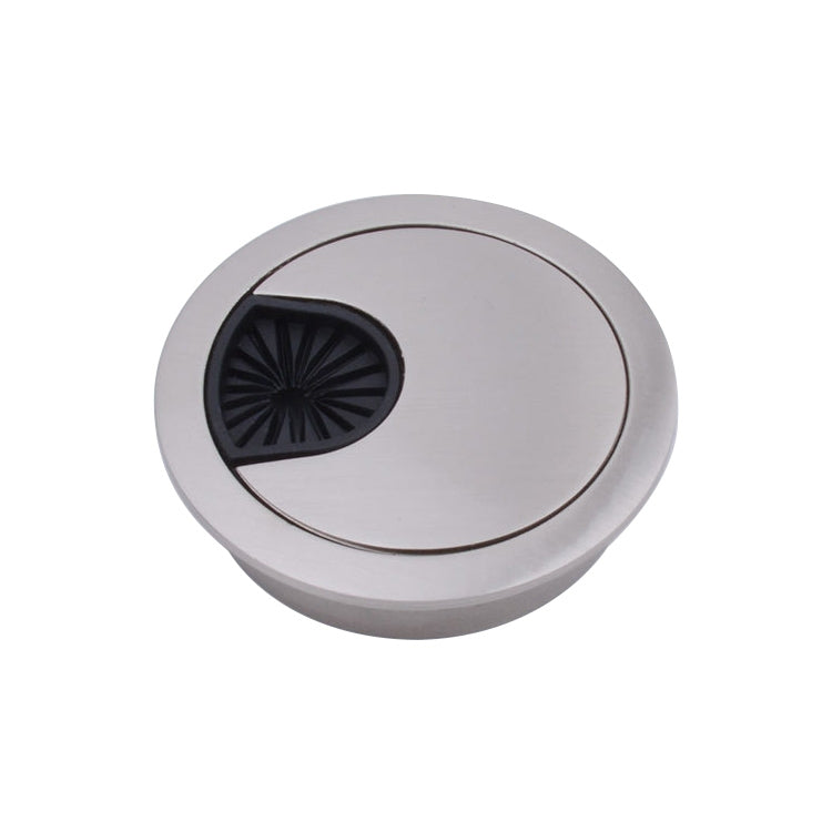 2 PCS Desk Computer Desktop Zinc Alloy Round Threading Box Hole Cover, Hole Diameter: 60mm (Green Bronze), 60mm