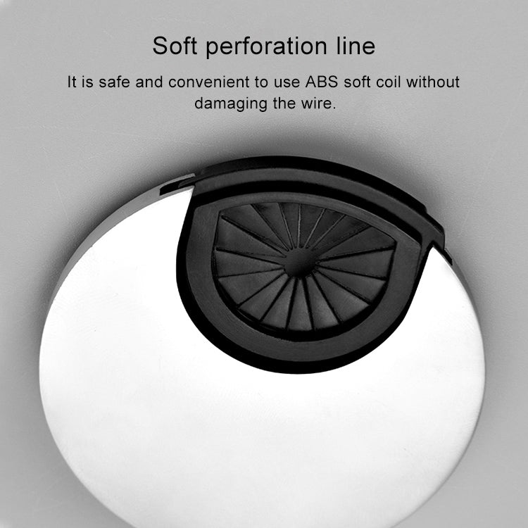 2 PCS Desk Computer Desktop Zinc Alloy Round Threading Box Hole Cover, Hole Diameter: 60mm (Green Bronze), 60mm