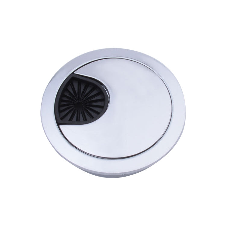 2 PCS Desk Computer Desktop Zinc Alloy Round Threading Box Hole Cover, Hole Diameter: 60mm (Green Bronze), 60mm