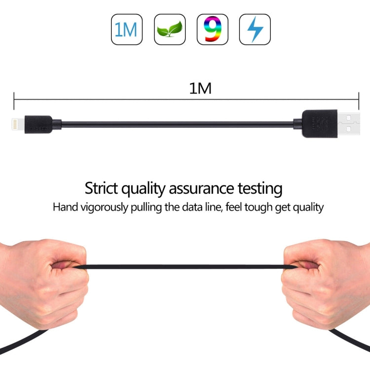 HAWEEL 1m High Speed 35 Cores 8 Pin to USB Sync Charging Cable for iPhone, iPad, 8 Pin 1m, 8 pin Cable 1m