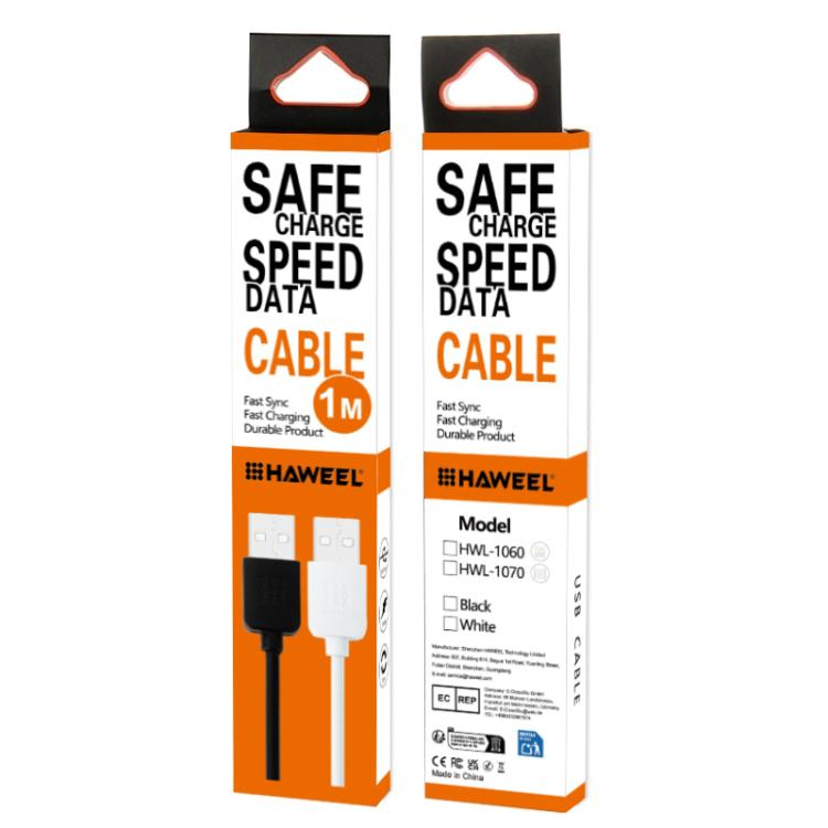 HAWEEL 1m High Speed 35 Cores 8 Pin to USB Sync Charging Cable for iPhone, iPad, 8 Pin 1m, 8 pin Cable 1m