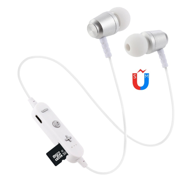 F15 Bluetooth 4.2 Hanging Neck Design Bluetooth Headset, Support Music Play & Switching & Volume Control & Answer