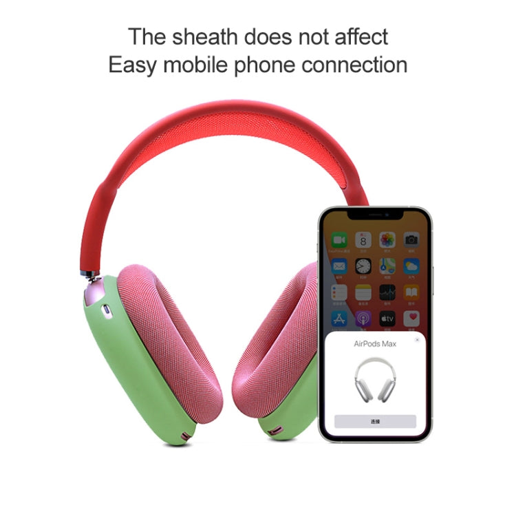 A Pair Full Coverage Anti-scratch Silicone Headphone Protective Case for AirPods Max