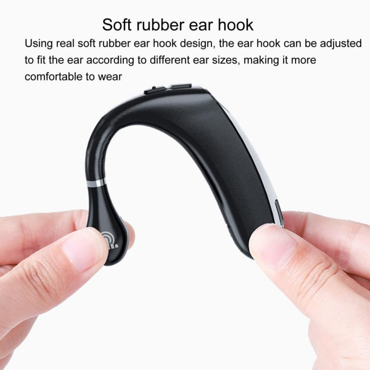 DS800 Bluetooth 5.0 Universal Hanging Ear Style Business Sports Wireless Bluetooth Earphone, Classic Version, Classic Version (Silver), Classic Version (Black)