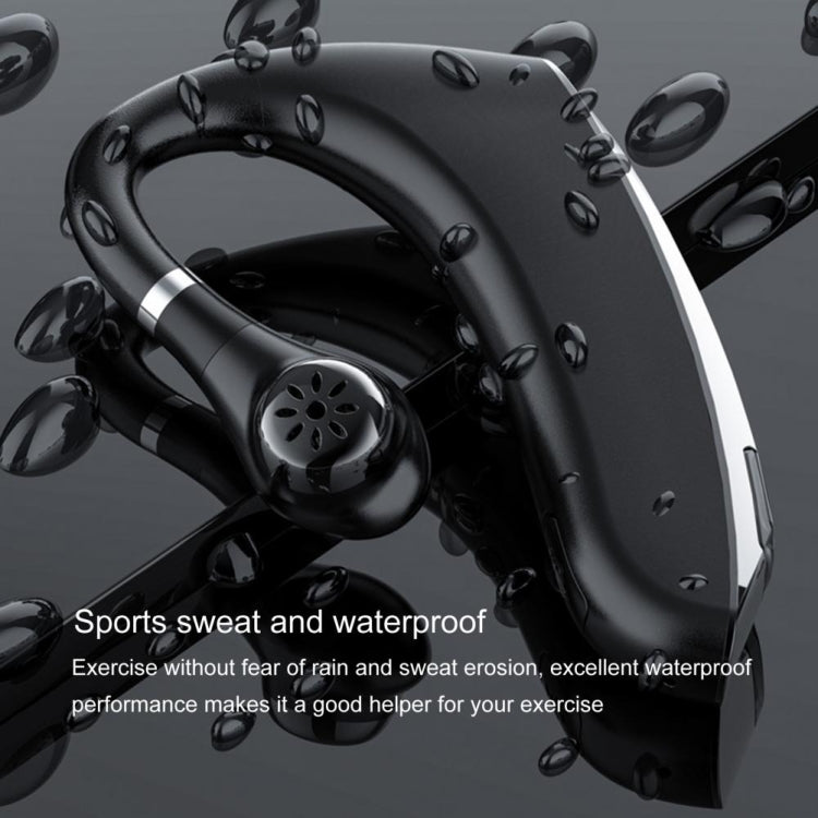 DS800 Bluetooth 5.0 Universal Hanging Ear Style Business Sports Wireless Bluetooth Earphone, Classic Version, Classic Version (Silver), Classic Version (Black)