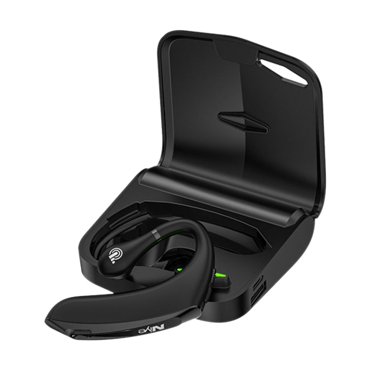 DS800 Bluetooth 5.0 Universal Hanging Ear Style Business Sports Wireless Bluetooth Earphone with Charging Box, Charging Box Version (Red), Charging Box Version (Black)