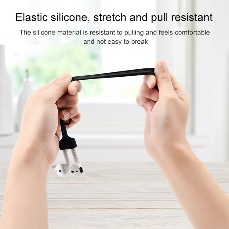 Wireless Bluetooth Headset Anti-lost Rope Magnetic Silicone Lanyard for Apple AirPods 1 / 2, For AirPods 1 / 2