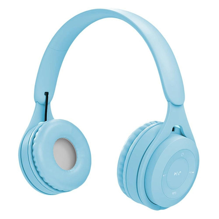 Y08 Hifi Sound Quality Macaron Bluetooth Headset, Supports Calling & TF Card & 3.5mm AUX