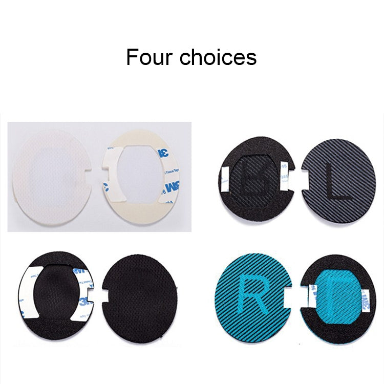 1 Pair Soft Earmuff Headphone Jacket with LR Cotton for BOSE QC2 / QC15 / AE2 / QC25