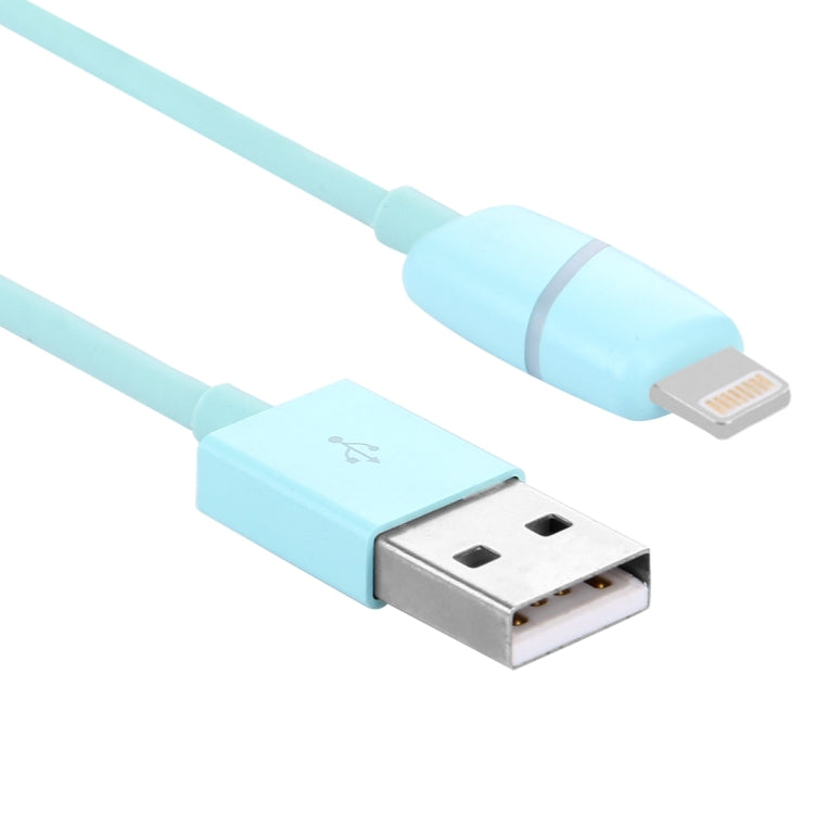 1m Circular Bobbin Gift Box Style 8 Pin to USB Data Sync Cable with Indicator for iPhone, iPad