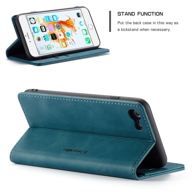 CaseMe-013 Multifunctional Retro Frosted Horizontal Flip Leather Case for iPhone 6 Plus / 6s Plus, with Card Slot & Holder & Wallet